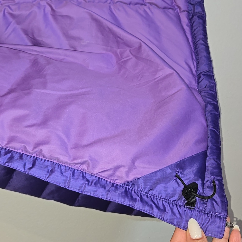 Patagonia Girls 75% Fill Duck Down Puffer Large Purple Jacket Size 12 - Picture 9 of 13